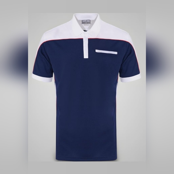 Work Idea Other - Classic Navy and White Polo Shirt